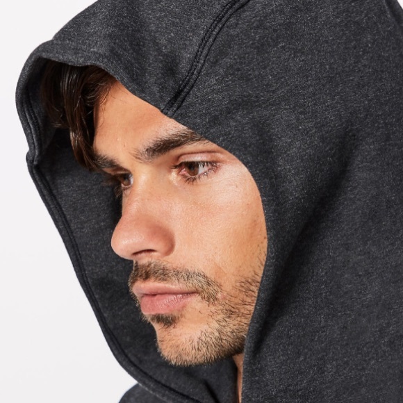 NWT lululemon Cross cut hoodie jacket heather blk - Picture 4 of 7